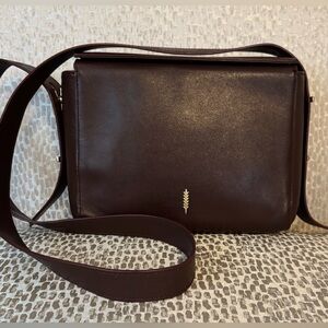 THACKER Leather Crossbody bag with Magnetic Closure in EUC